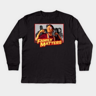 Family Matters Sitcom Kids Long Sleeve T-Shirt